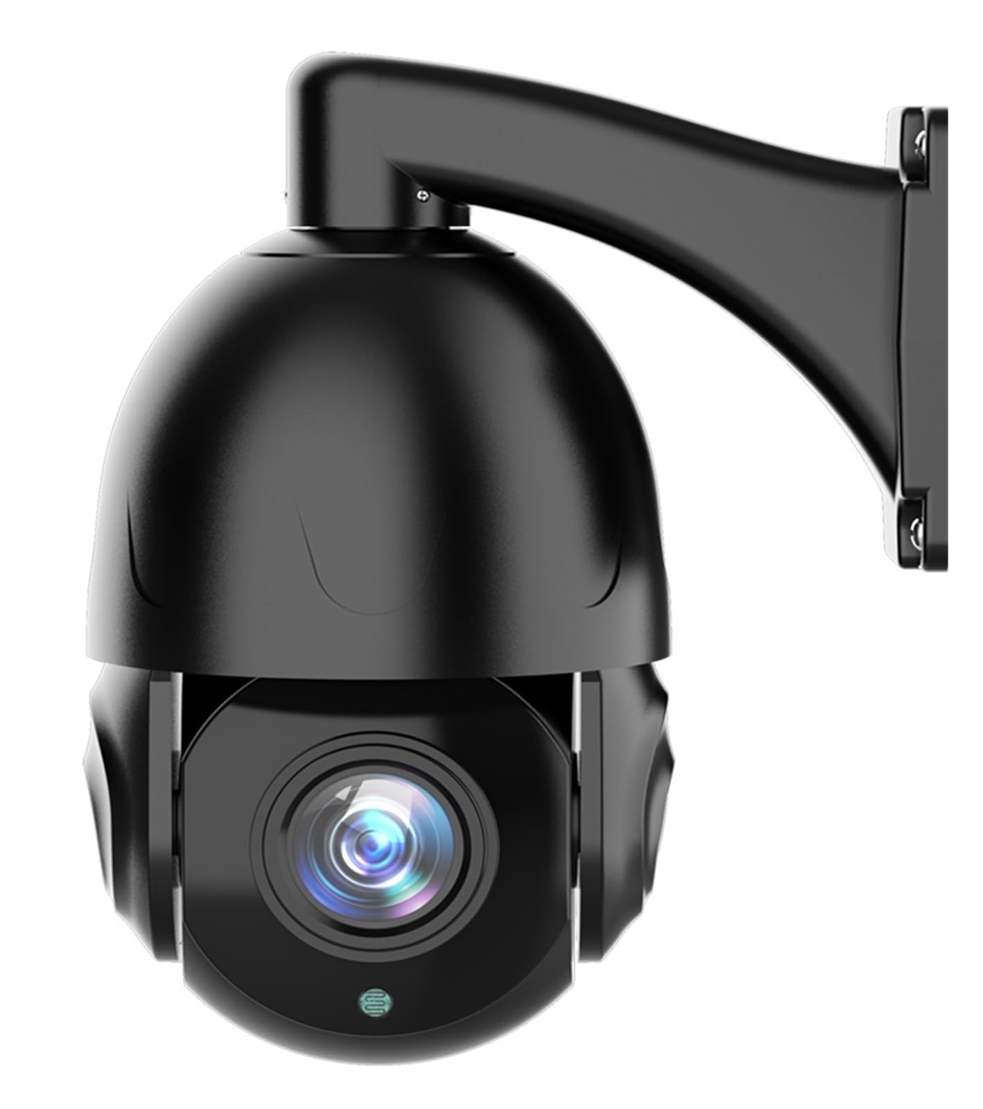 8MP 4K HD POE PTZ Security Camera with 30X Optical Zoom, H.265 Compression, Night Vision up to 100M, 2-Way Audio & IP66 Waterproof - Ideal for Outdoor Home Security, Business Surveillance, and Parking Lot Monitoring (5MP 30X POE)