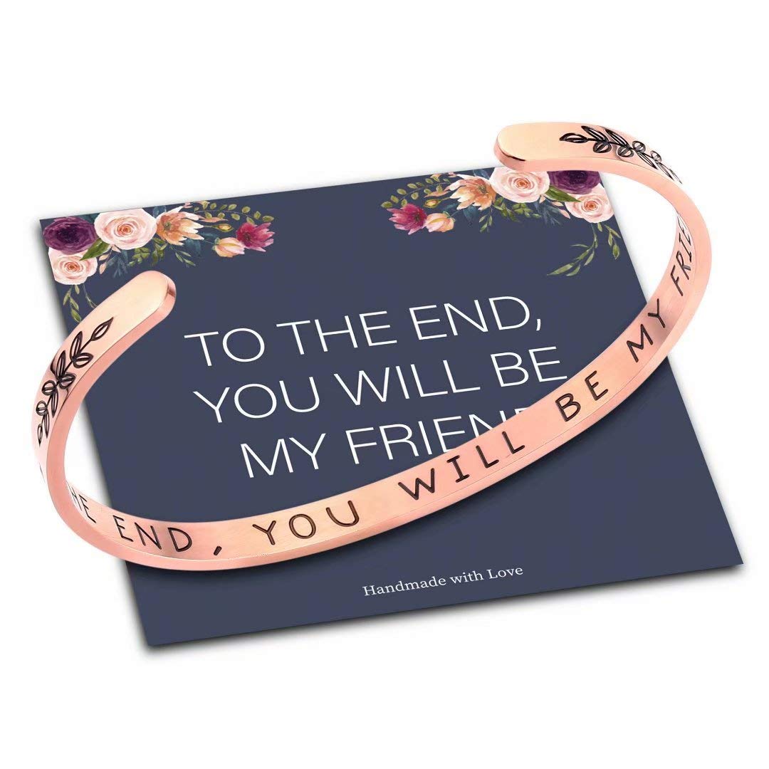 Inspirational Quote Mantra Bracelets for Women & Girls - Funny Motivational Jewelry Gifts for Best Friend, Mom, Daughter, Sister (Birthday, Mother's Day) - Comes in Gift Box | Perfect for Daily Wear, Yoga, Meditation & Positive Affirmations