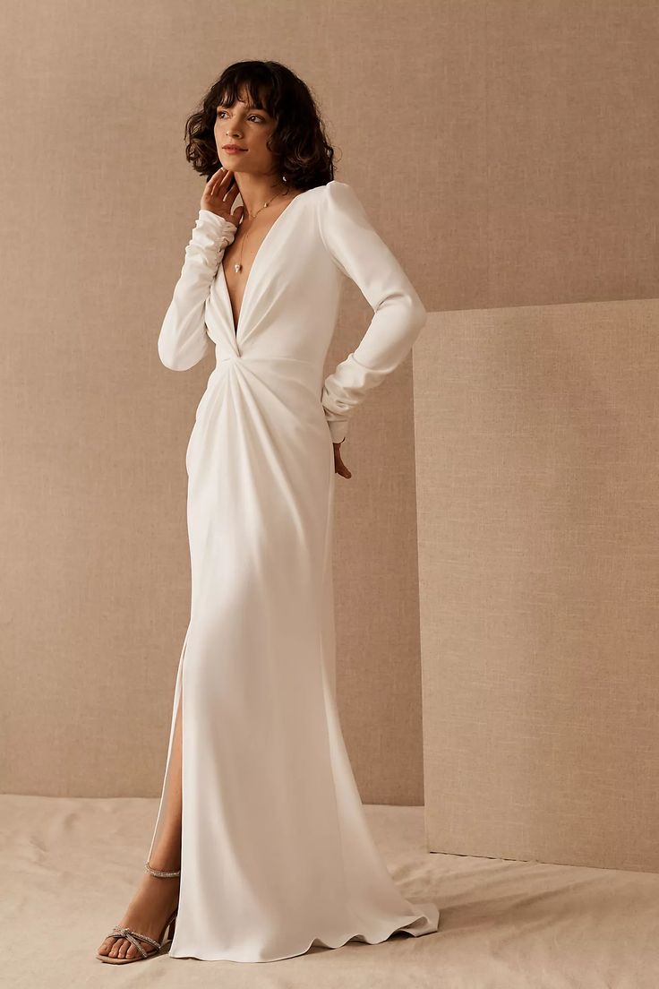BHLDN Tadashi Shoji Dawson Gown - Elegant Wedding Dress for Brides & Formal Events | Perfect for Beach Weddings, Evening Galas & Special Occasions