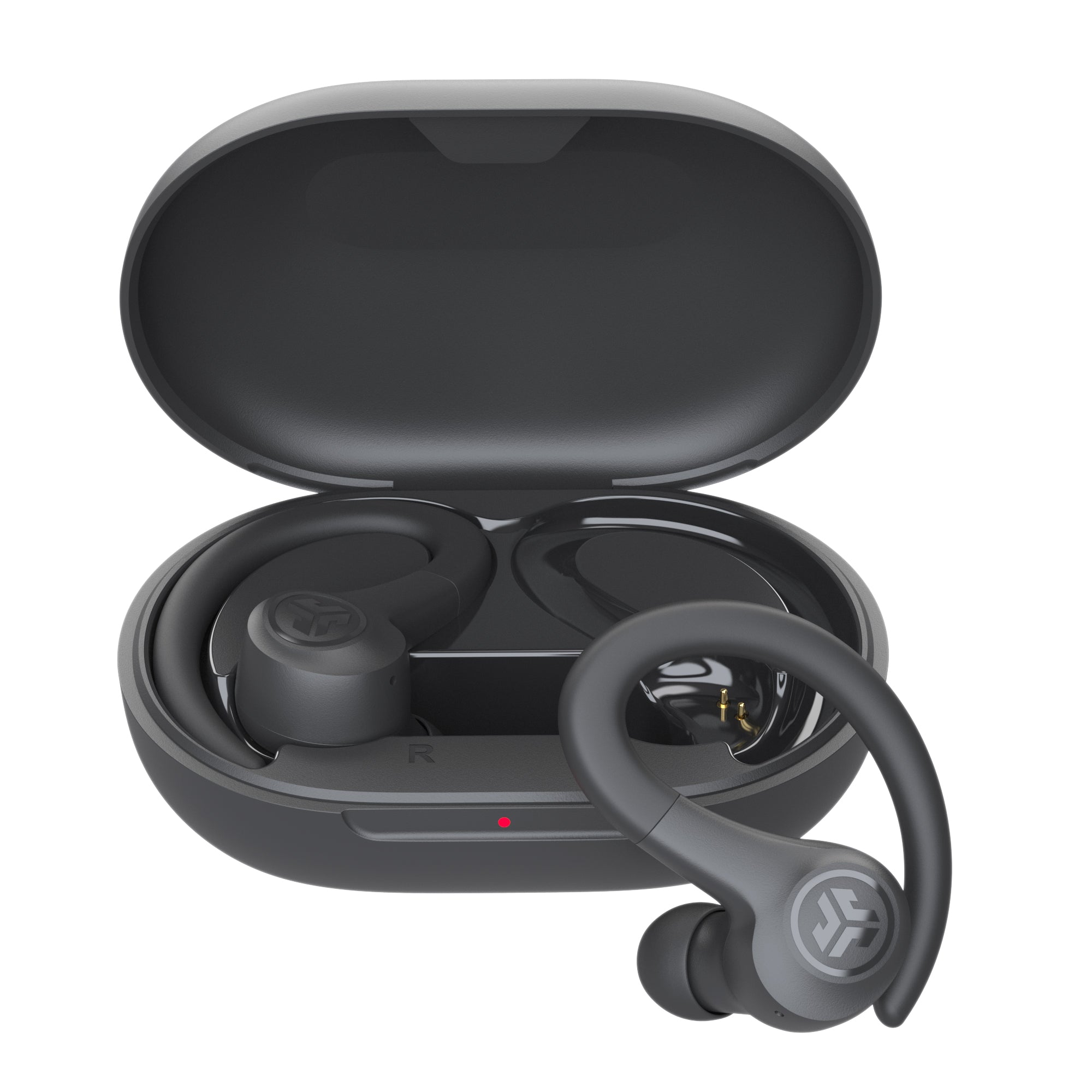 GO Sport+ True Wireless Earbuds with Bluetooth 5.0, IPX7 Waterproof, 30H Playtime - Graphite Black | Perfect for Running, Gym Workouts & Outdoor Activities