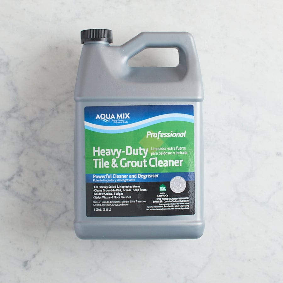 Aqua Mix Heavy Duty Tile and Grout Cleaner 3.8L (1 Gallon) – Professional Strength for Bathroom, Kitchen & Shower Tiles – Removes Tough Stains, Mold & Mildew
