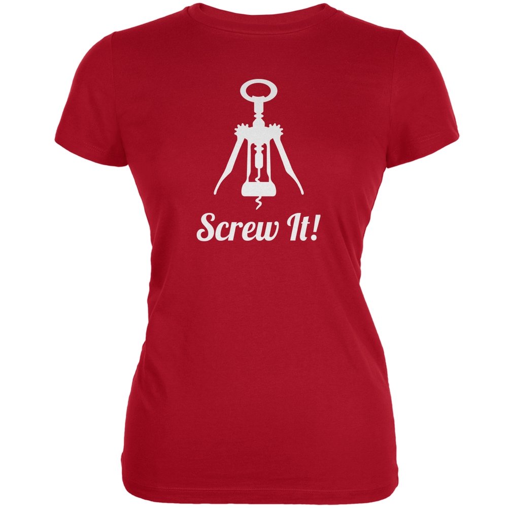 Red Juniors Soft T-Shirt - Medium Size Comfortable Cotton Tee for Casual Wear & Everyday Outfits
