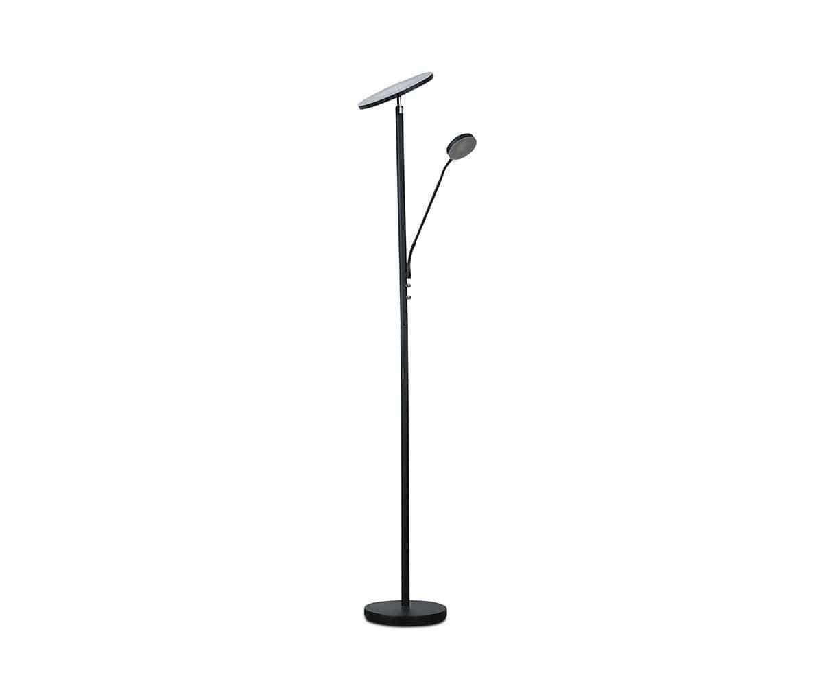 Modern Torchiere Floor Lamp with Adjustable Height - Elegant Standing Light for Living Room, Bedroom & Office - Energy Efficient LED Lighting for Home Decor