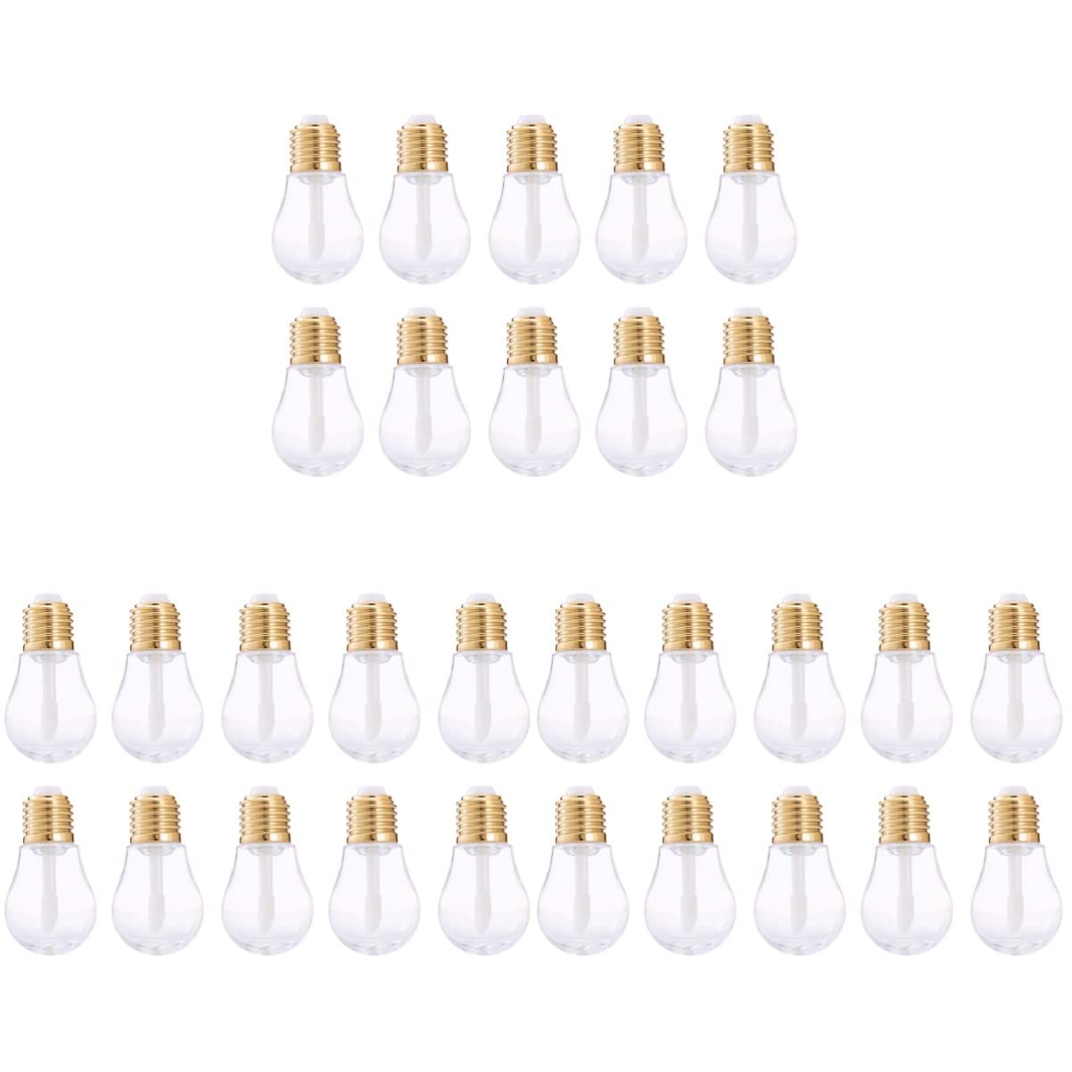 Baluue 30 Pack Refillable Lip Gloss Tubes with Wand - Empty Lip Balm Bottles for DIY Lip Gloss, Lip Balm, and Lip Glaze - Perfect for Makeup Artists, Salons, and DIY Beauty Projects