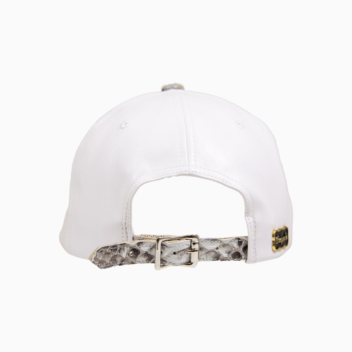 Breyer's Buck 50 Genuine Leather Cowboy Hat with Faux Snake Skin Visor - Western Style Hat for Men, Perfect for Rodeo, Ranch Work & Outdoor Adventures