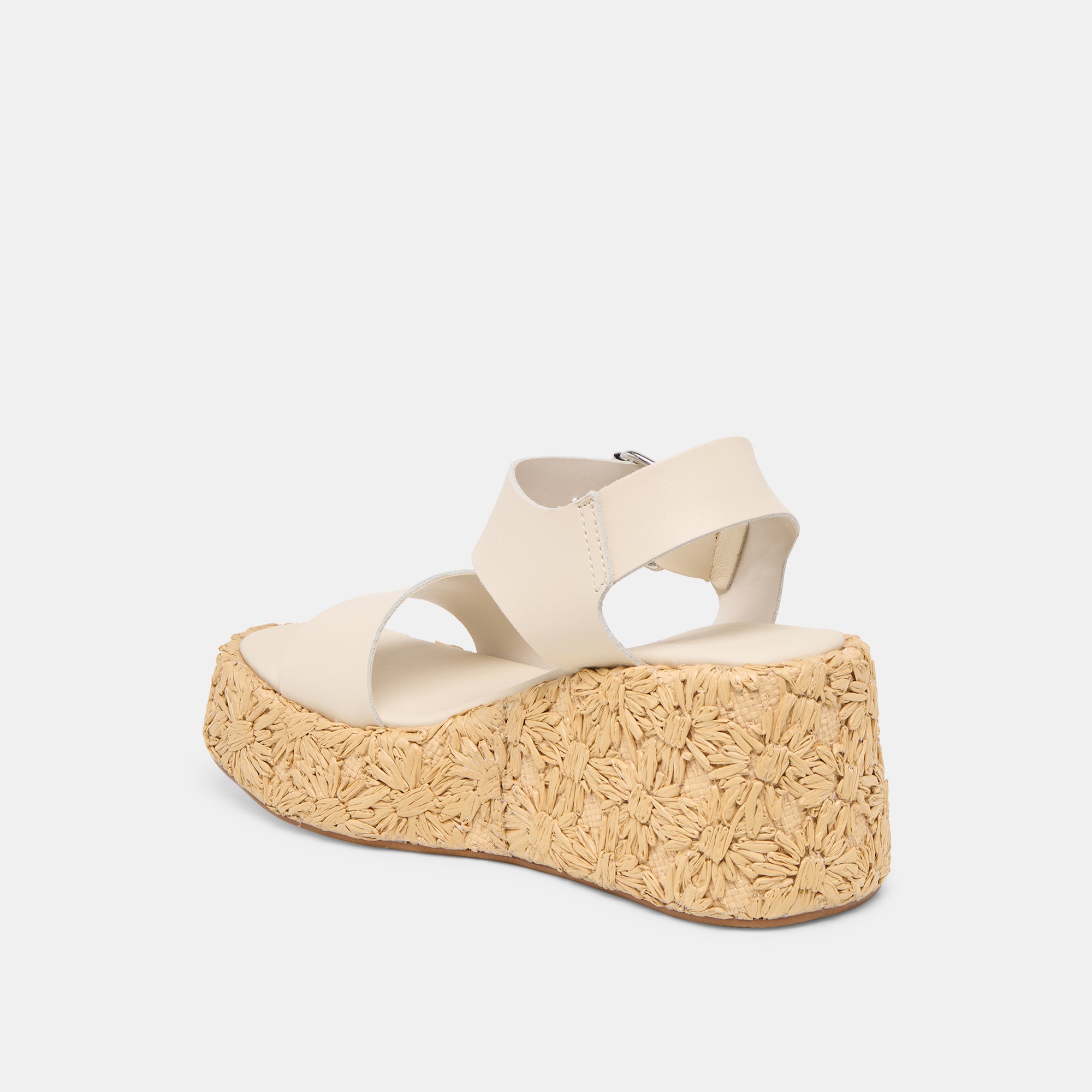 AURI Women's Wedge Sandals - Genuine Bone Leather Comfortable Heels for Summer, Beach, and Casual Outings