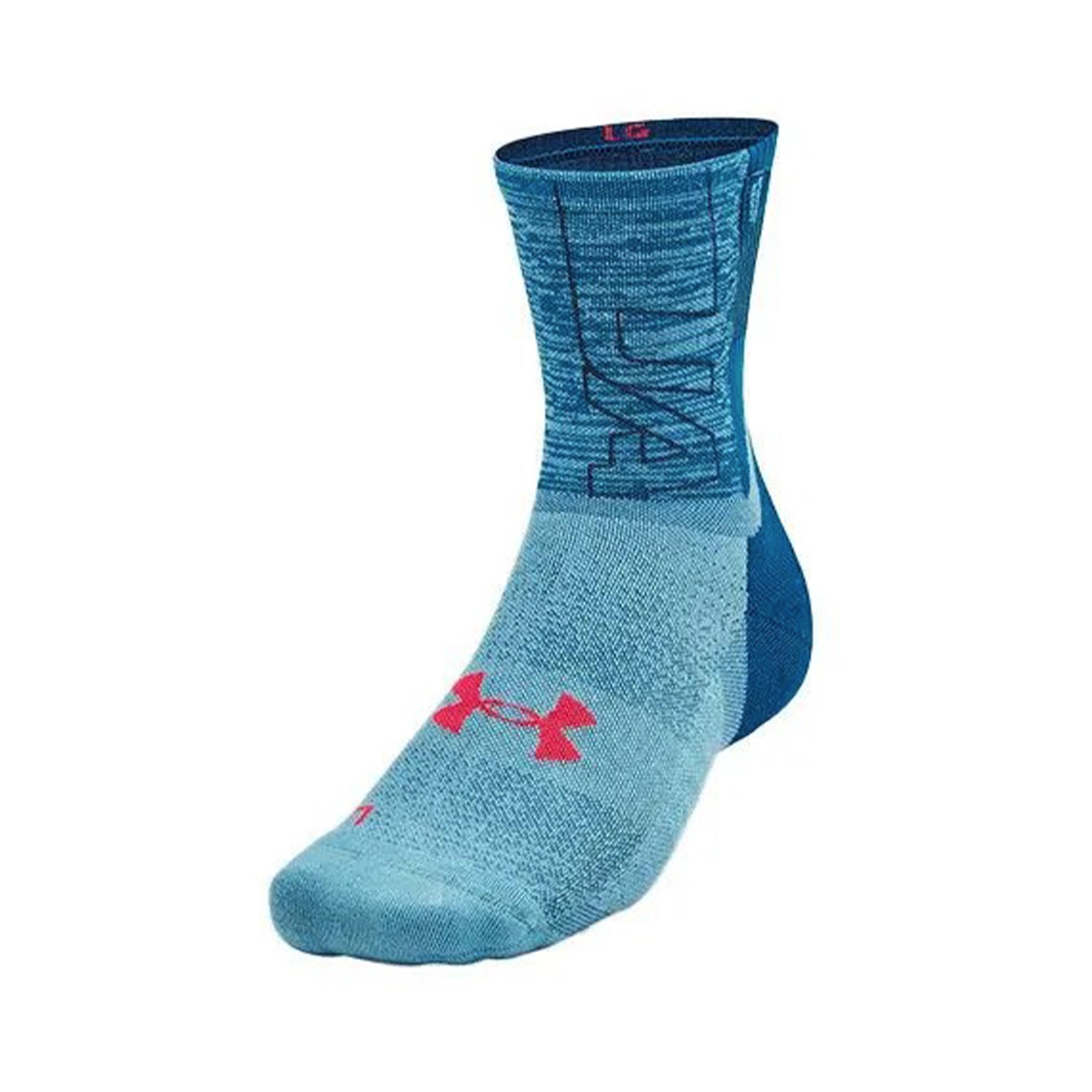 Unisex Under Armour ArmourDry Run Cushion Mid Crew Socks - Moisture-Wicking Athletic Socks for Running, Hiking & Workouts - Comfortable & Breathable Performance Socks for Men & Women