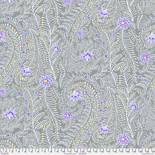 Kaffe Fassett Collective PWGP147 Ferns Grey Cotton Quilting Fabric - Perfect for Quilts, Home Decor & DIY Craft Projects
