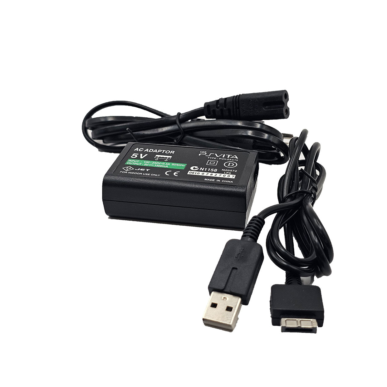 Original AC Power Adapter Charger for PS Vita - Replacement Power Supply Cord for Sony PlayStation Vita 1000/2000 - Perfect for Gaming at Home or Travel