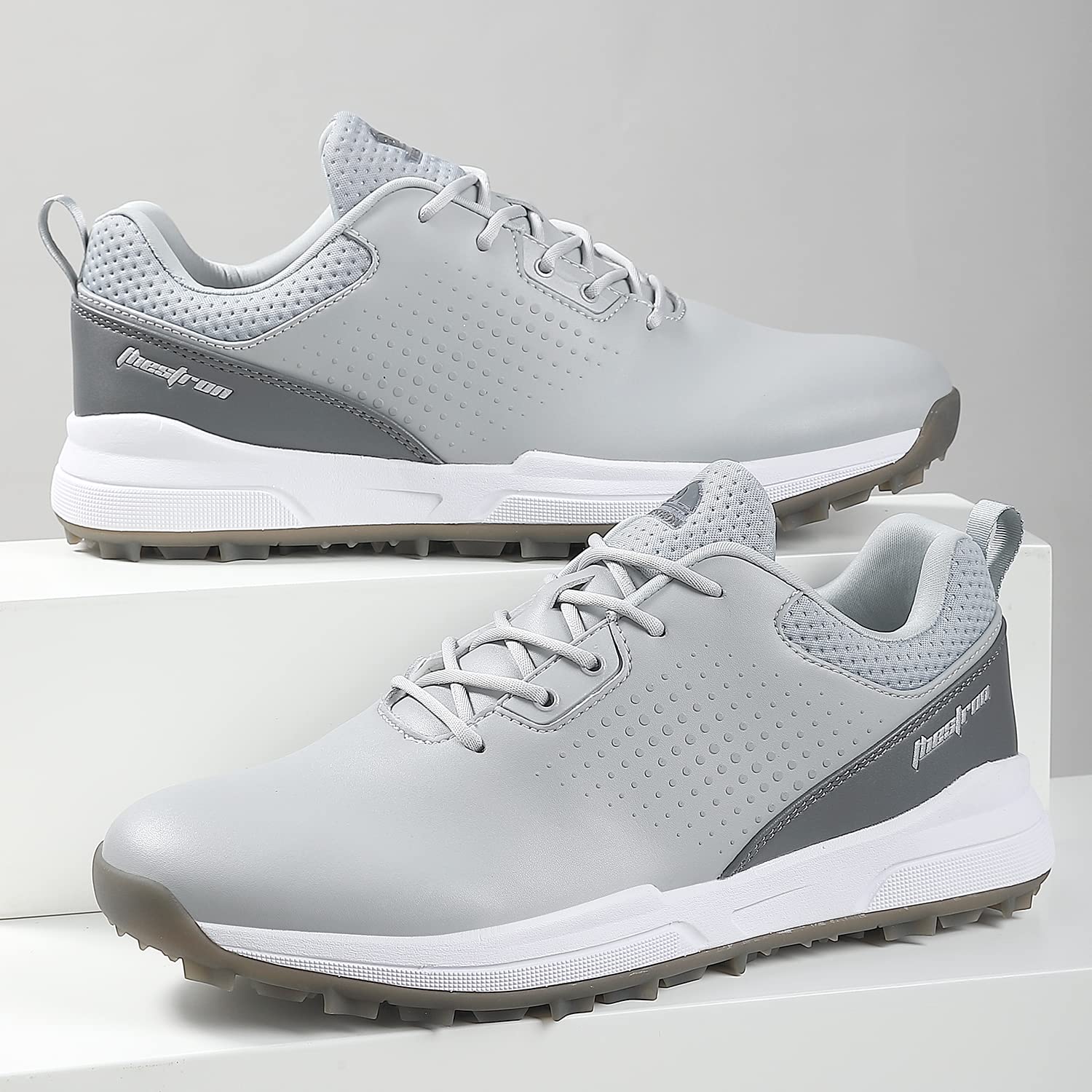 Best Spikeless Golf Shoes for Men - Comfortable Outdoor Walking & Sport Sneakers - Perfect for Golf Course, Driving Range & Casual Wear