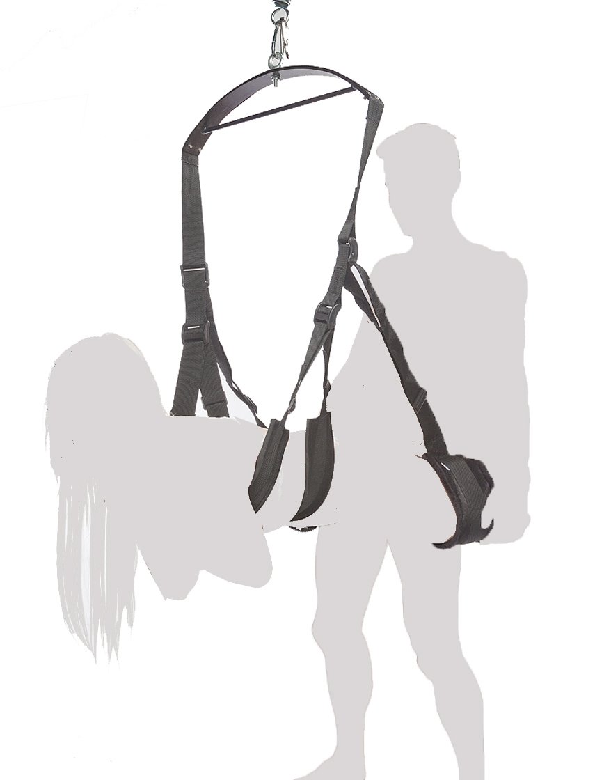 Moonight 360 Spinning Hanging Swing - Anti-Gravity Aerial Trapeze Yoga Sling for Home Gym, Indoor Fitness & Relaxation - Multifunctional Aerial Exercise Equipment for Adults & Kids