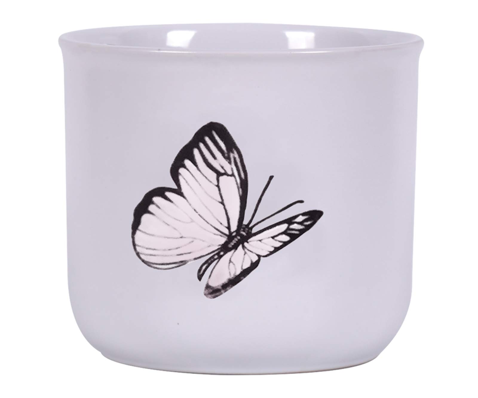 Lilyanna 4-Inch Butterfly Flower Pot - Vibrant Multi-Color Decorative Planter for Indoor Plants, Succulents & Home Garden Decor | Perfect for Windowsills, Tabletops & Gift Giving