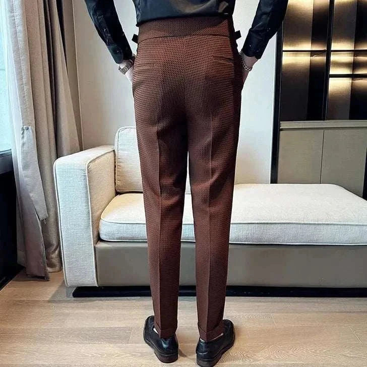 Premium Men's Formal Office Suit Pants - Classic Fit, Comfortable & Professional for Business Attire, Work & Special Occasions