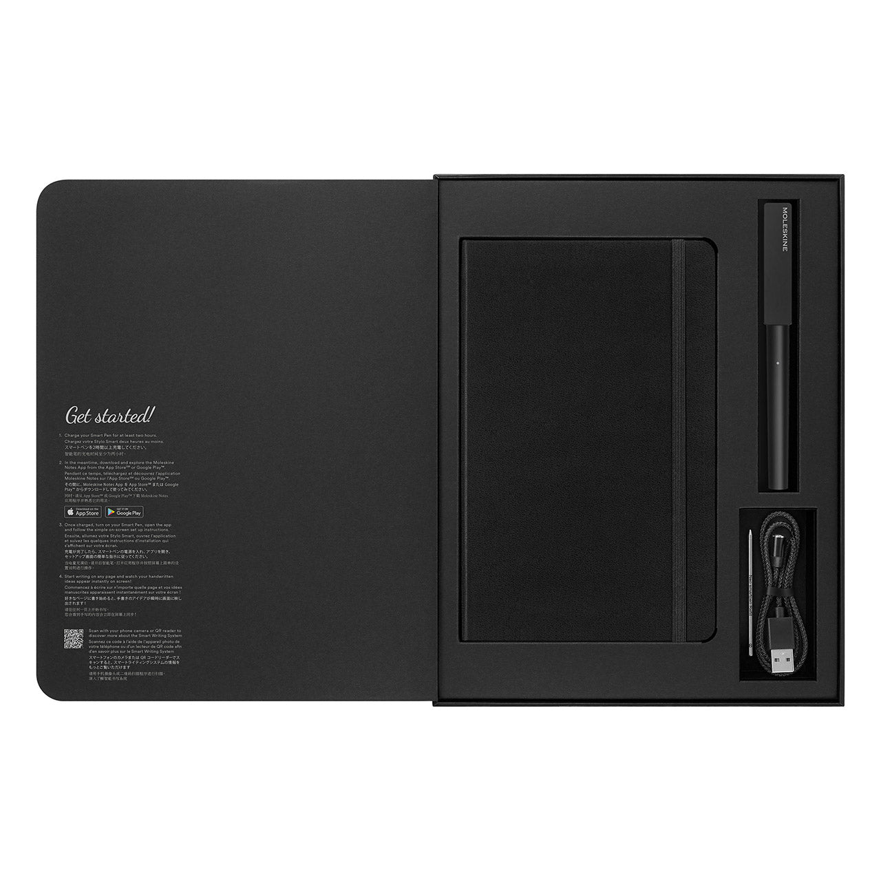 Smart Writing Notebook and Pen Set - Reusable Digital Notebook with Smart Pen for Note Taking, Drawing & Journaling - Perfect for Students, Professionals & Artists