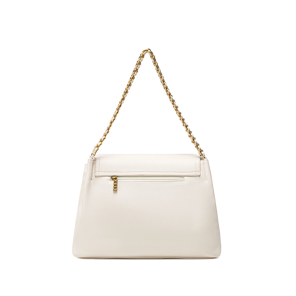 Ruth Vegan Leather Shoulder Bag for Women | Coconut Cream Pebbled Crossbody Purse | Perfect for Work, Travel & Everyday Use