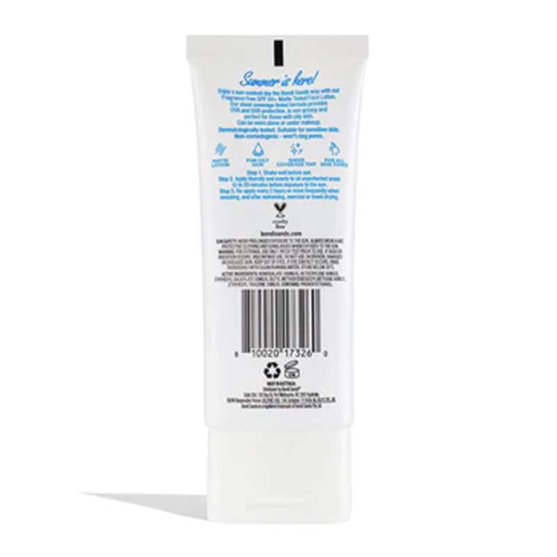 Bondi Sands Face SPF 50+ Tinted Matte Sunscreen Lotion - Daily Moisturizer with Broad Spectrum Protection for Everyday Use | Perfect for Beach, Outdoor Activities & Daily Skincare Routine