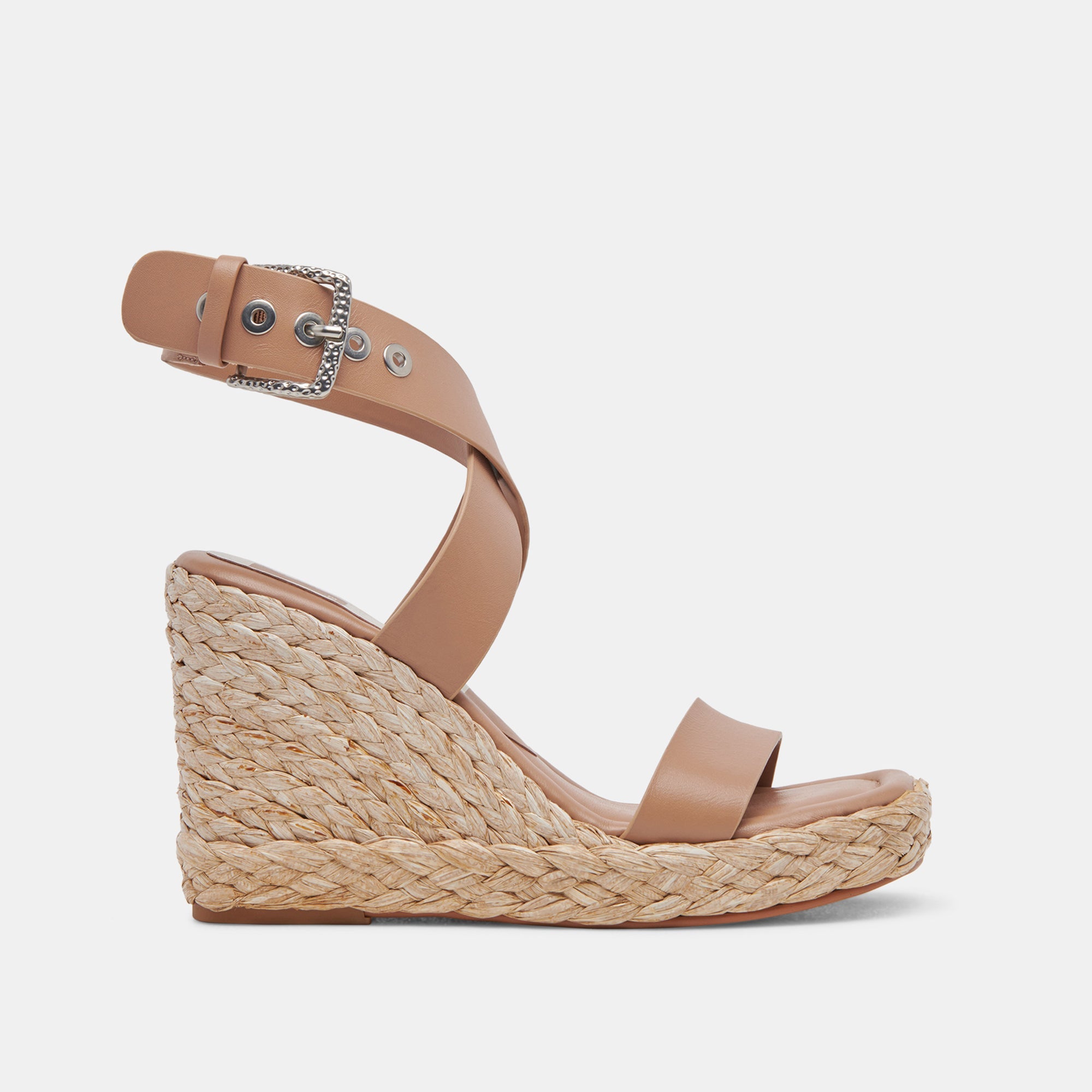 AldonA Women's Leather Wedge Sandals - Comfortable Slip-On Cafe Shoes for Walking, Work & Casual Outfits | Stylish & Lightweight Summer Footwear for Women