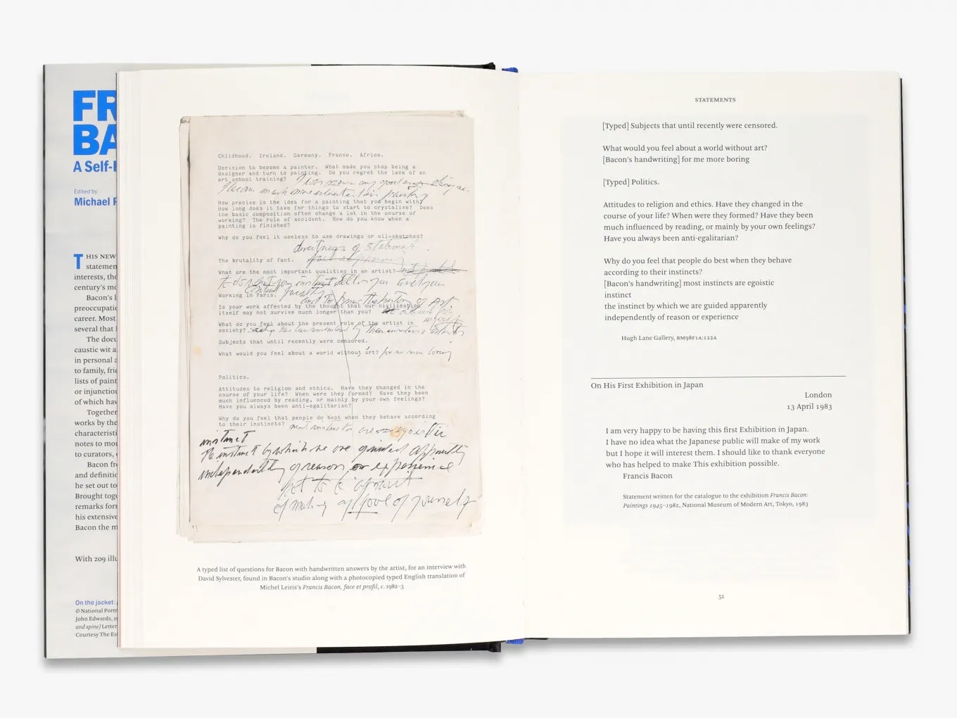 Francis Bacon: A Self Portrait in Words - Biography & Art Book | Explore the Life and Works of Francis Bacon | Perfect for Art Lovers, Students & Collectors