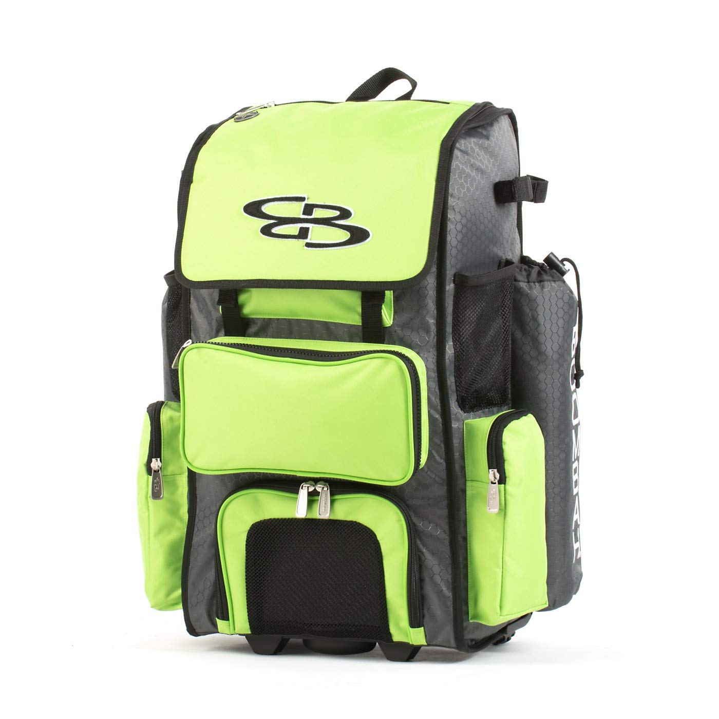 Boombah Rolling Superpack 2.0 Baseball Softball Equipment Bag - 23.5
