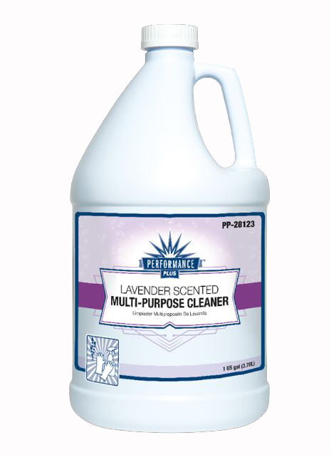 Performance Plus Lavender Multi-Purpose Cleaner - 1 Gallon (4 Pack) | All-Natural Disinfectant for Home, Kitchen, Bathroom & Office Surfaces