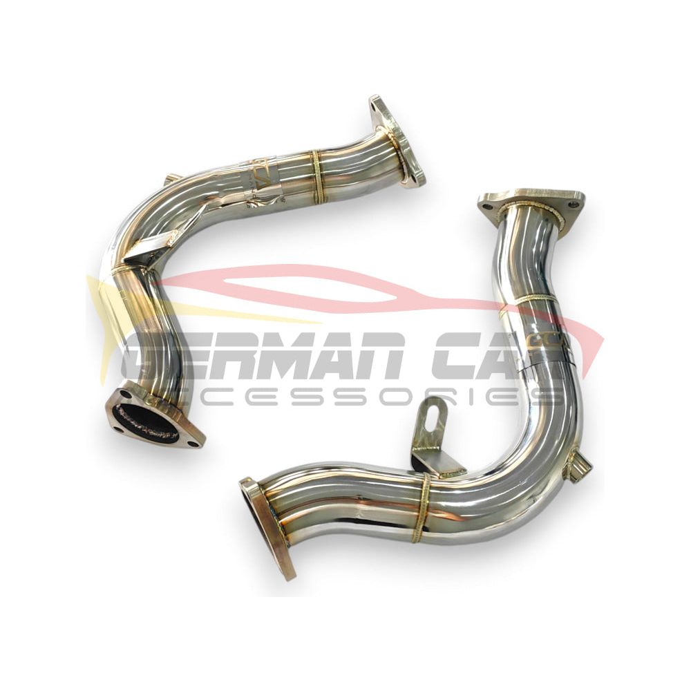 2012-2018 Audi A6 A7 Performance Test Pipes - Direct Fit Replacement for C7 & C7.5 Models - High Flow Catalytic Converter Delete Pipes for Enhanced Exhaust Sound & Performance - Perfect for Track Days & Performance Upgrades