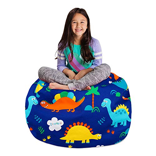 Canvas Dinos on Blue