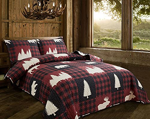 Buffalo Plaid Beige Bear