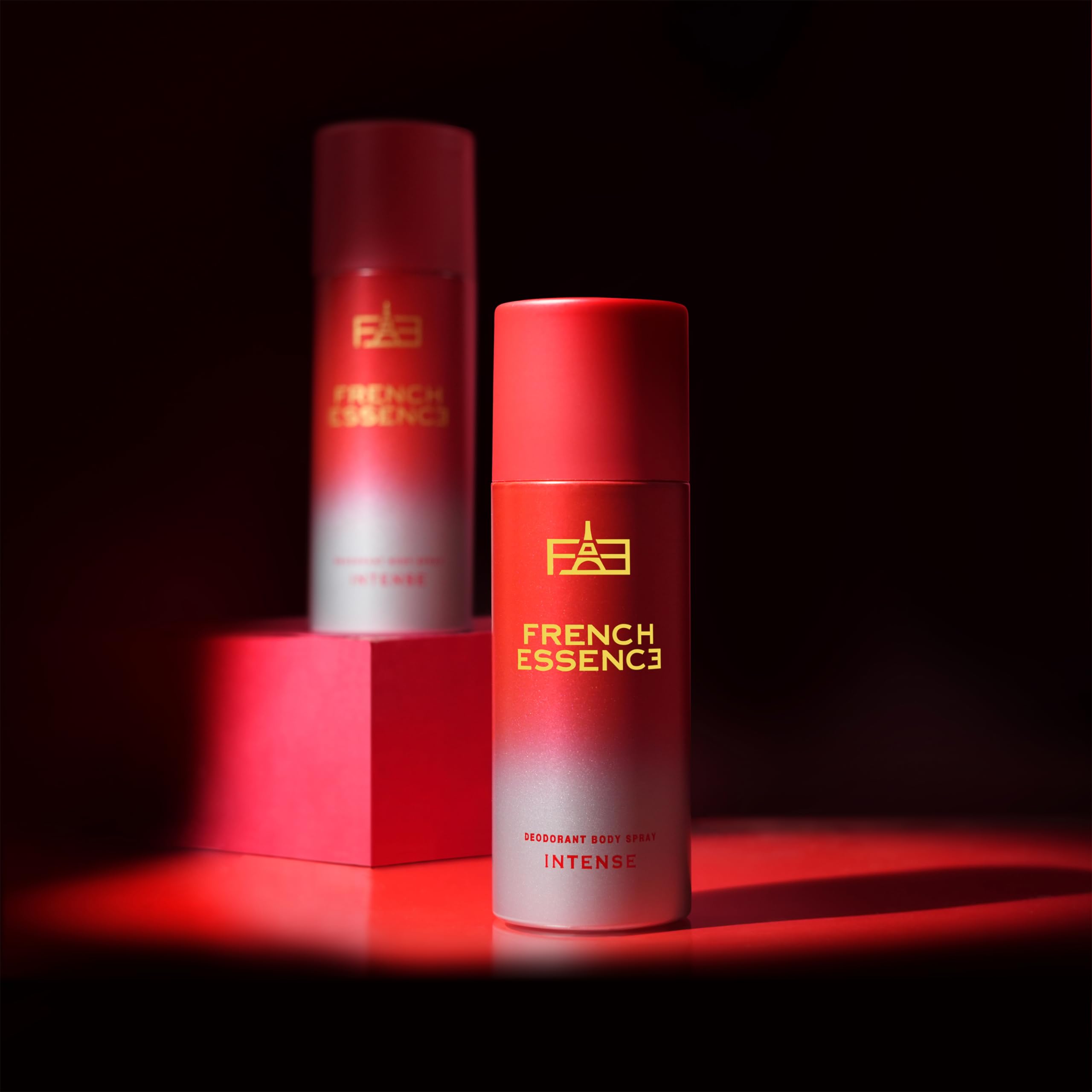 Premium FRENCH ESSENCE Men's Deodorant Spray - Long Lasting Fragrance, Fresh Scent (Intense) - 150ml Body Spray for Daily Use, Gym & Office - Pack of 1