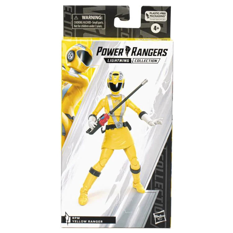 Power Rangers RPM Lightning Collection Yellow Ranger Action Figure – Collectible Toy for Fans, Kids & Adults | Perfect for Display, Play & Gifting