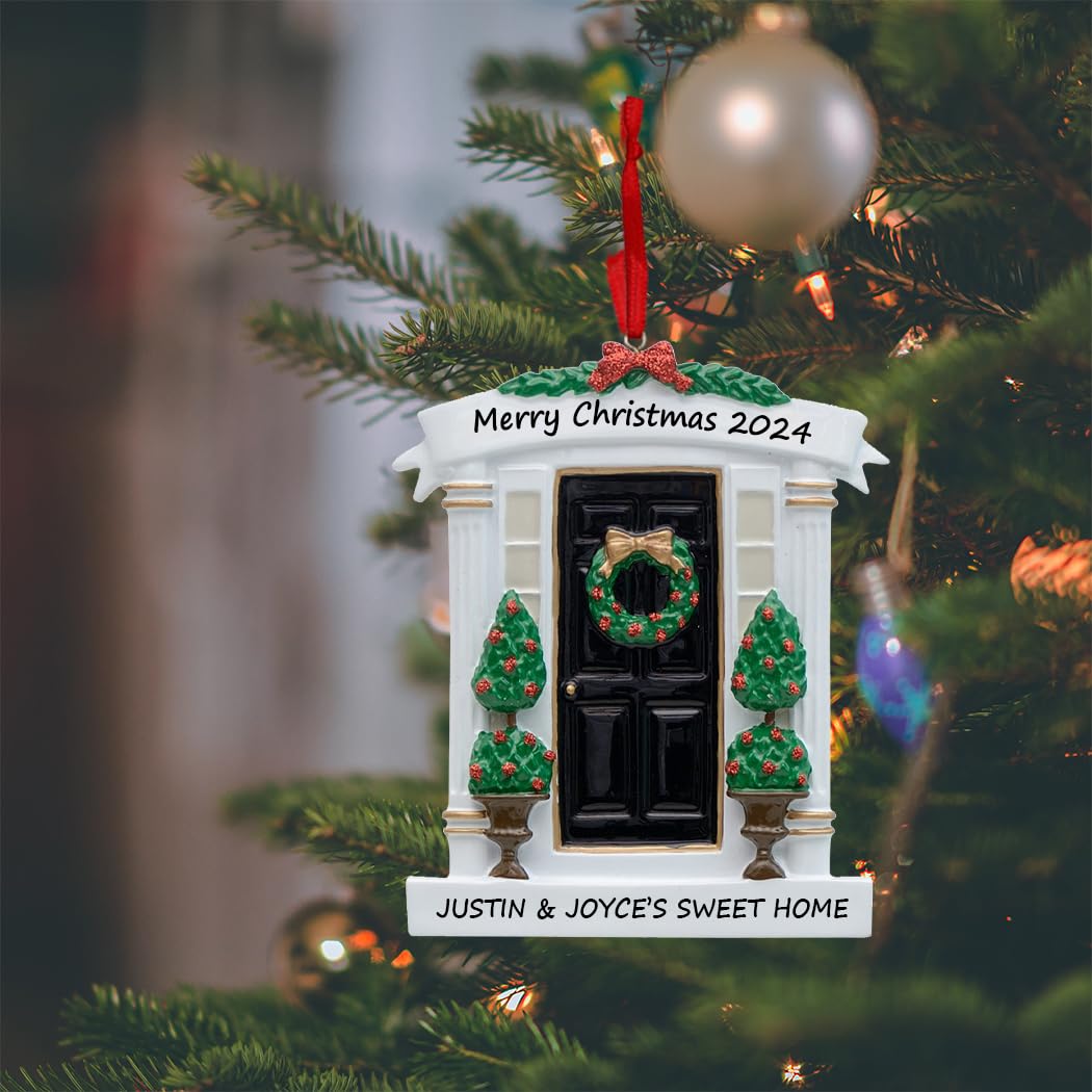 Personalized New Home Ornament - Unique Housewarming Gift for New Apartment, First Home & Real Estate Agents - Handmade Christmas Tree Decoration - Thoughtful Holiday Gift for Family & Friends - Perfect for Christmas Decor, Homewarming Parties & Closing Celebrations