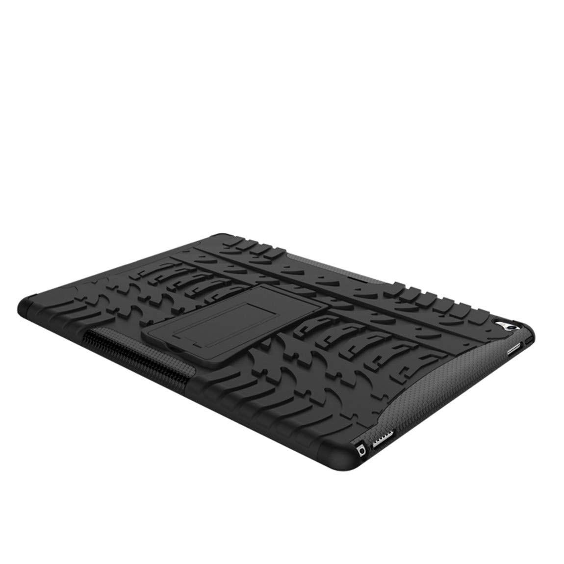 Premium Shockproof Hybrid Case for iPad Pro 9.7 Inch (2016 Model A1673/A1674/A1675) - Dual Layer Protective Cover with Anti-Slip Grip & Adjustable Kickstand | Perfect for Work, Travel, and Everyday Use