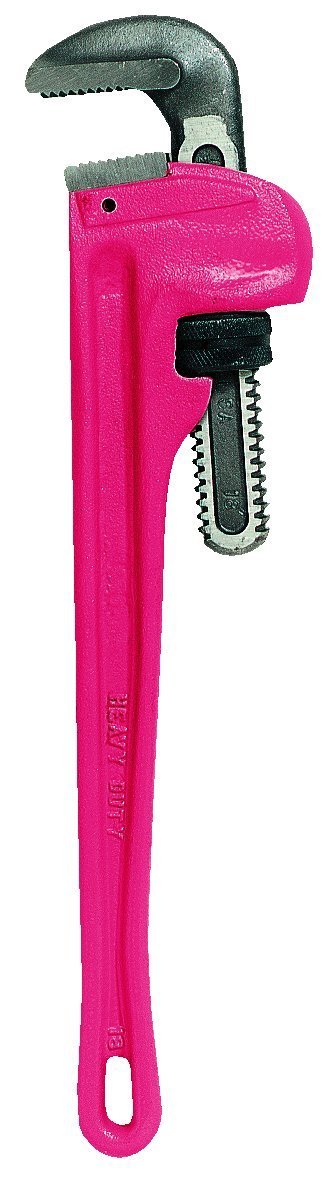 General Tools 1491 10-Inch Straight Iron Pipe Wrench - Heavy Duty Plumbing Tool for Home Repairs, DIY Projects & Professional Use