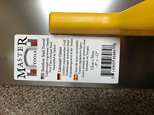 Master Tools Trowel - Premium Masonry Tool for Bricklaying & Gardening