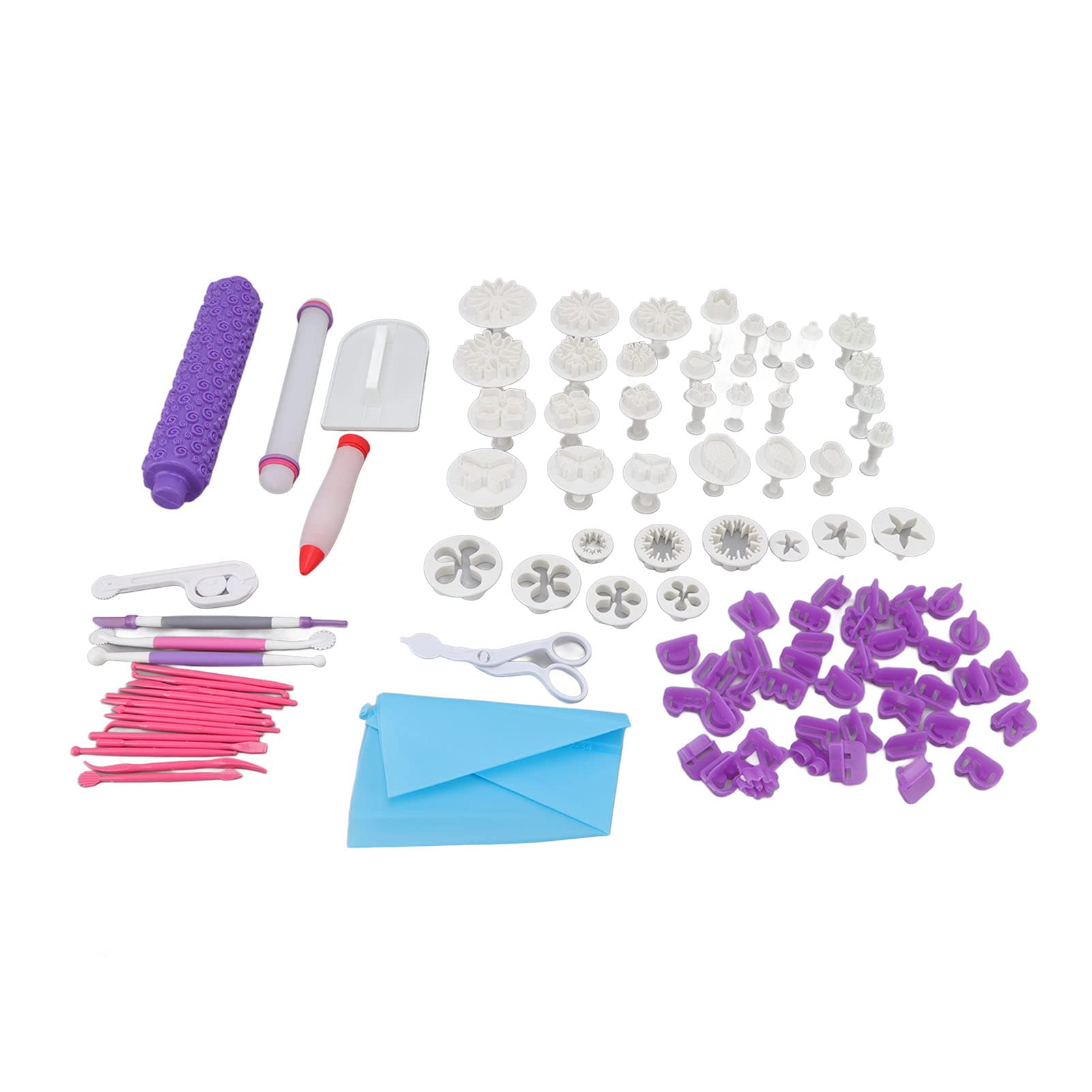 103Pcs Silicone Cake Decorating Set - Complete Baking Tools Kit for Professional Bakers & Home Bakers | Perfect for Birthday Cakes, Wedding Cakes & Cupcake Decorating