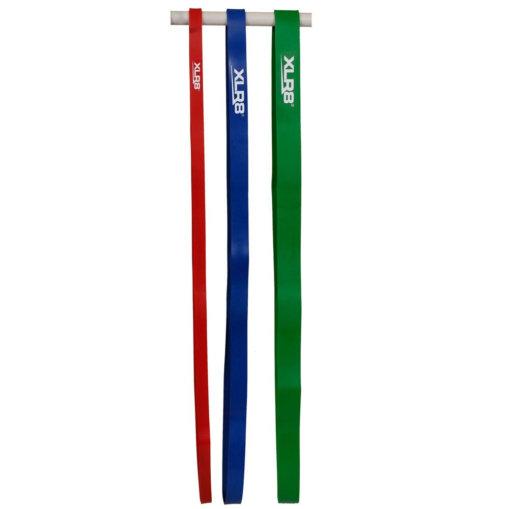 XLR8 Strength Band Team Conditioning Pack - Resistance Bands for CrossFit, Home Workouts & Gym Training - Improve Strength, Flexibility & Endurance