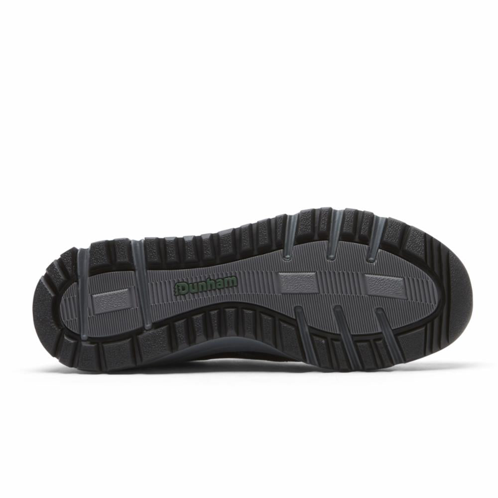 Dunham Men's Glastonbury Slip-On Shoes - Black Wide Width 4E - Comfortable Casual Loafers for Walking, Work & Everyday Wear