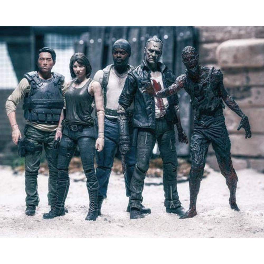 The Walking Dead TV Series 5 Action Figure Set - 5-Piece Collectible Figures (Multicolor) | TMP INTERNATIONAL MWDTV5 | Perfect for Fans, Display, and Gift Giving