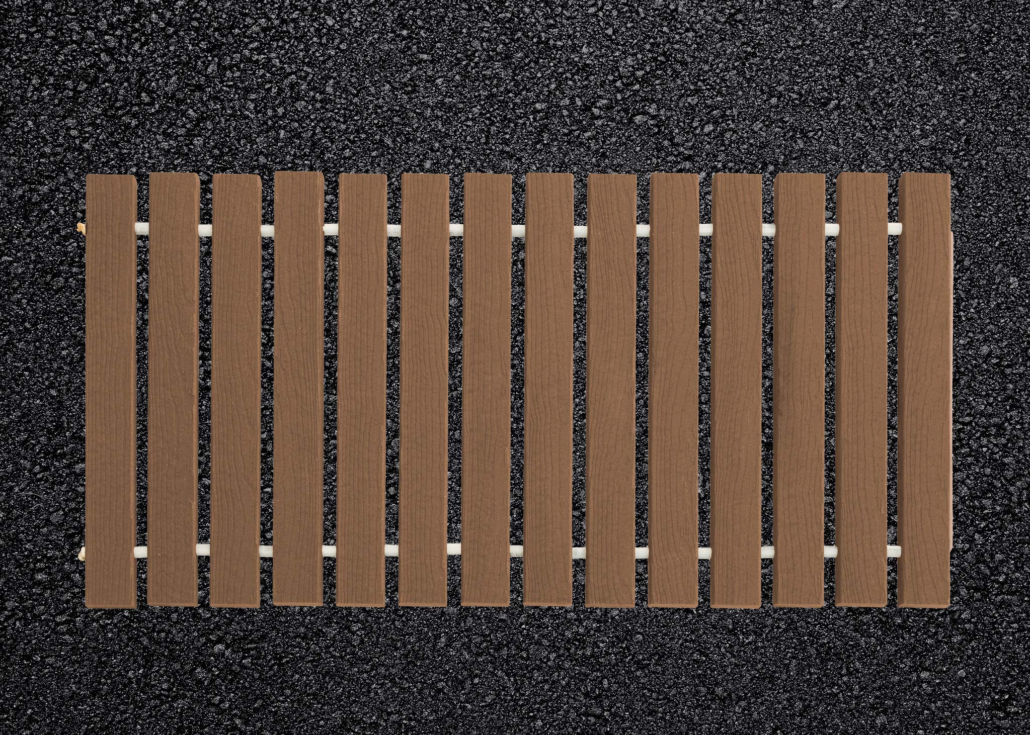 EverGrain Composite Decking Roll Up Walkway - Durable Weatherwood Finish | Easy-to-Install Outdoor Pathway for Patio, Poolside & Garden | Furniture Barn USA