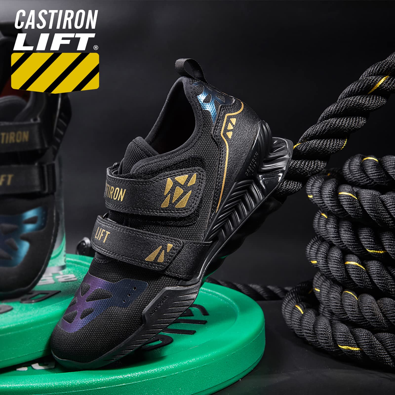 Best Weightlifting Shoes for Powerlifting & Crossfit - Heavy Duty Gym Shoes for Deadlifting, Squatting & Weight Training - Durable Lifting Footwear for Men & Women - Perfect for Home Gyms & Professional Training