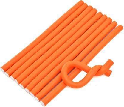 Soft Sponge Hair Curler Roller - Bendy Twist Curls for Easy Styling | Heatless Hair Care Tool (Red) | Perfect for Home Use, Travel & Salon Styling