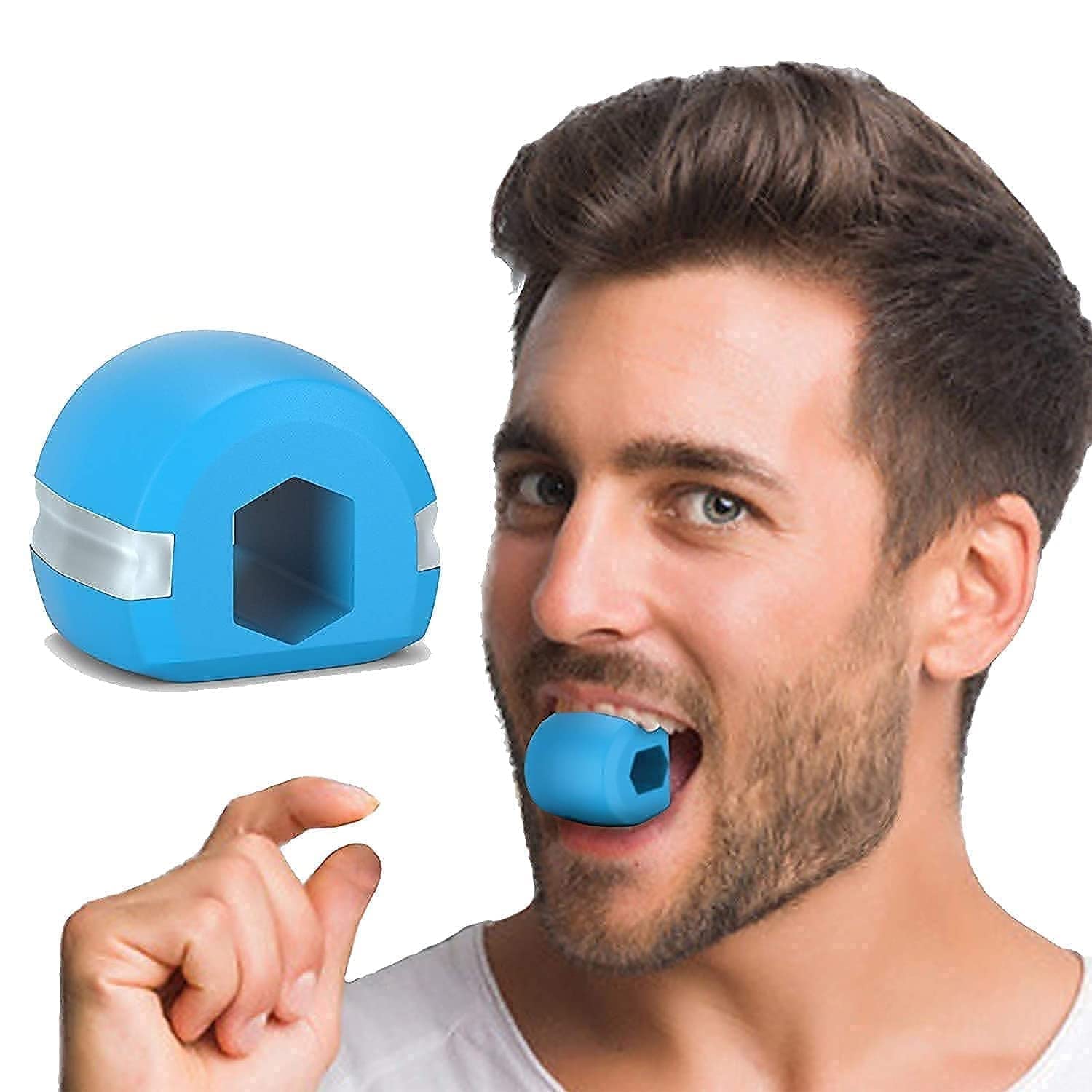 NISHAJ Jawline Exerciser for Face & Neck - Define Jawline, Reduce Stress & Cravings | Slim & Tone Facial Muscles | Perfect for Home Workouts, Office Breaks & Travel (Multi Color)