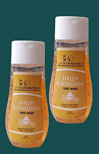 6 R Cosmetics Sulfate & Paraben Free Mild Face Wash - Gentle Soap-Free Cleanser for Sensitive Skin | Hypoallergenic & No Harsh Chemicals | Perfect for Daily Skincare Routine & Post-Workout Refresh