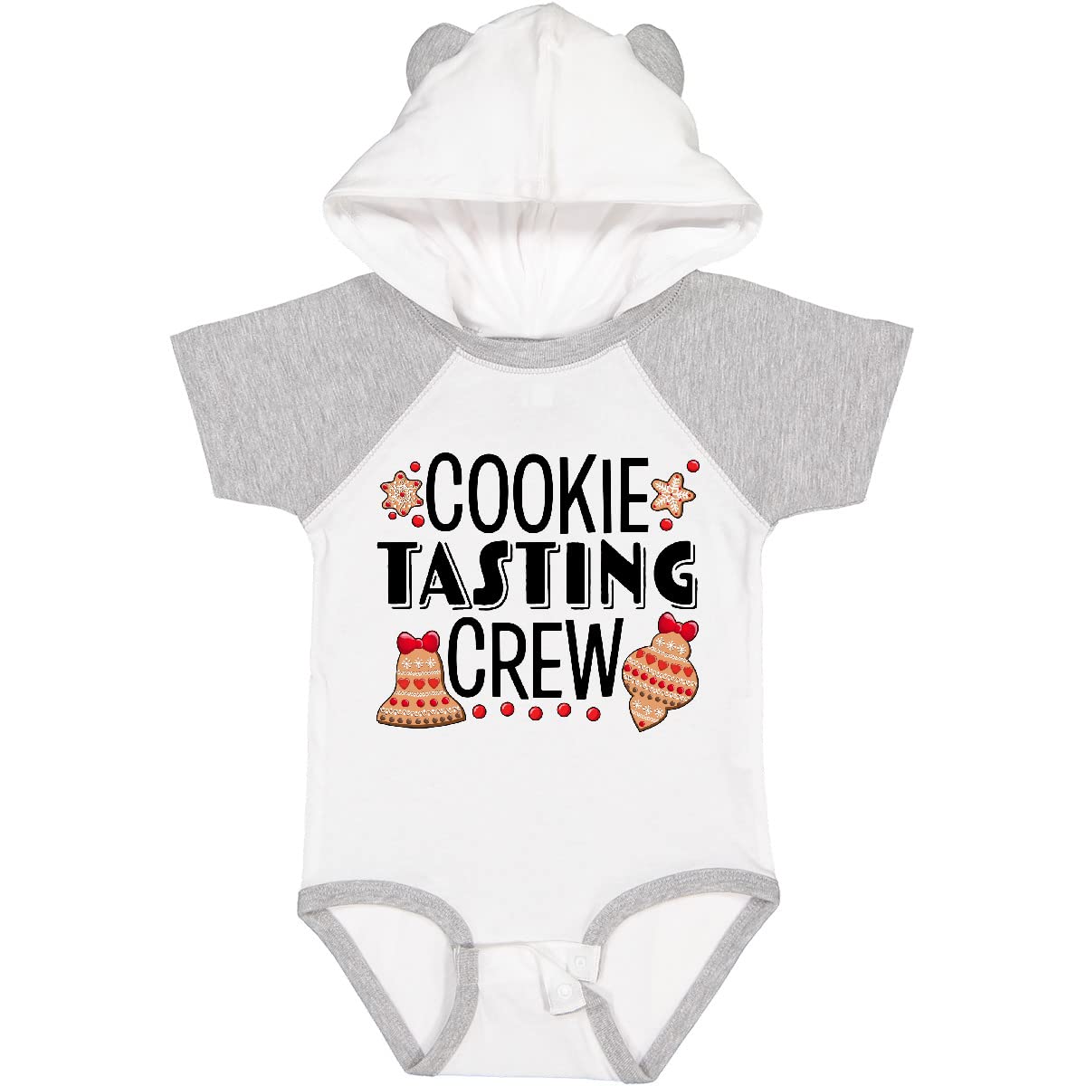Inktastic Christmas Cookie Tasting Crew Holiday Cookies Baby Bodysuit - Cute Infant Outfit for Christmas Parties & Family Photos