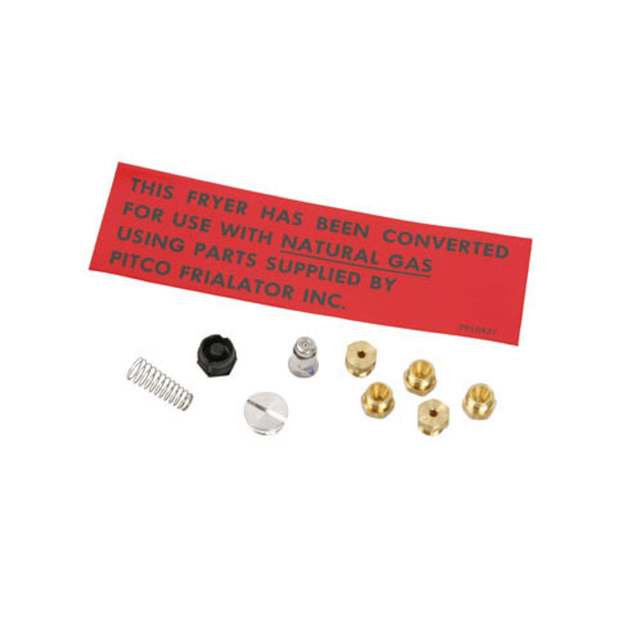 Honeywell LP to Natural Gas Conversion Kit for Pitco SG18 Fryer - 5 Burner Upgrade - Compatible with NRE #063154 - Ideal for Commercial Kitchens & Restaurants