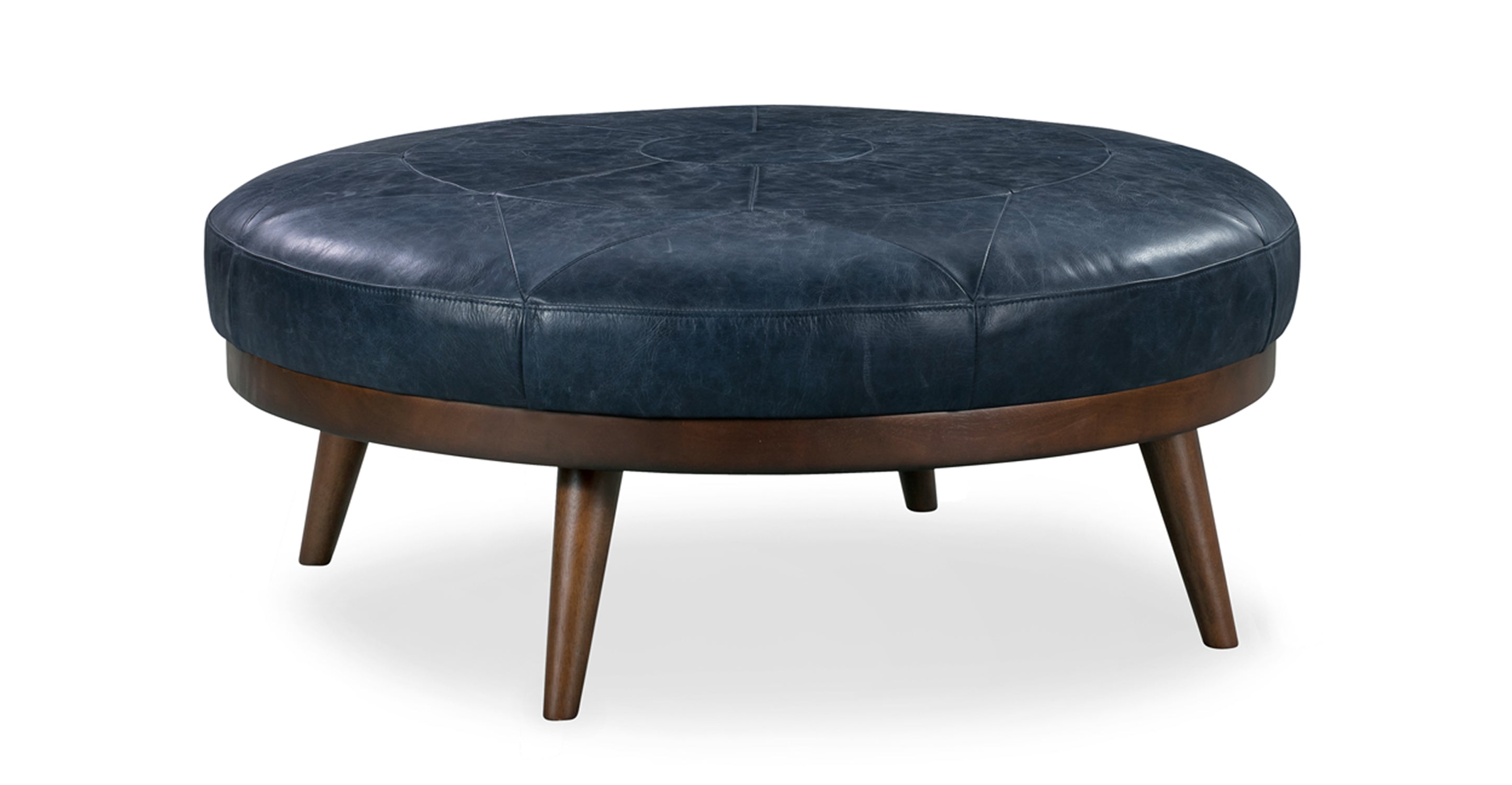 Premium Gio Leather Ottoman - Soft & Durable Footrest, Storage Bench, Living Room Decor - Perfect for Home, Office & Lounge Relaxation