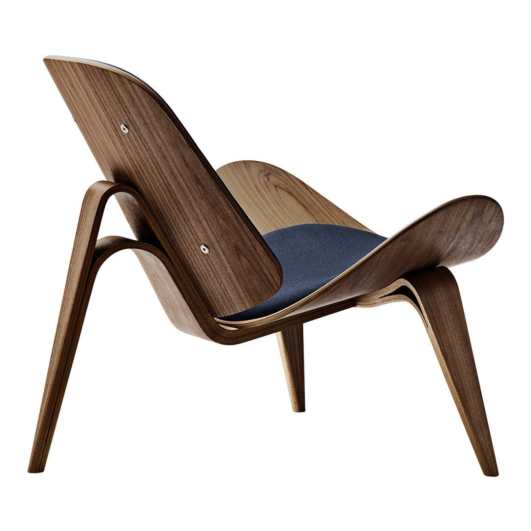 CH07 Shell Chair - Modern Plastic Armchair for Indoor & Outdoor Use - Perfect for Living Room, Patio, and Office Spaces