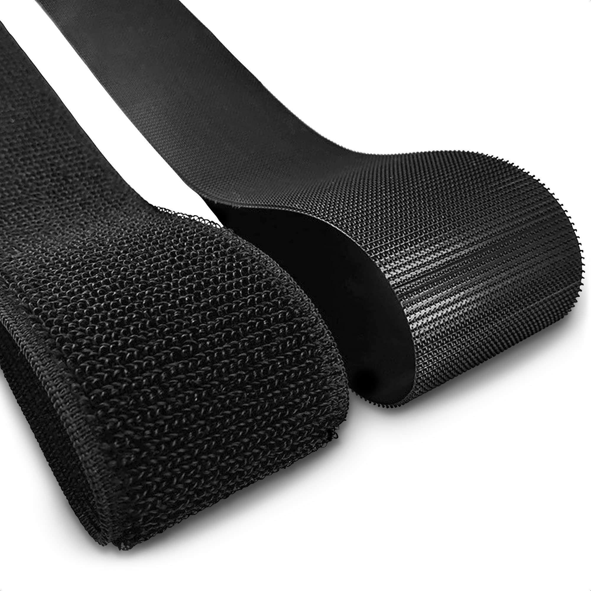 Heavy Duty Hook and Loop Tape Strips 4x12 Inch - Industrial Strength Velcro for Sewing Clothes & Fabric - Nylon Hook and Loop Straps for DIY Projects, Crafts & Home Organization