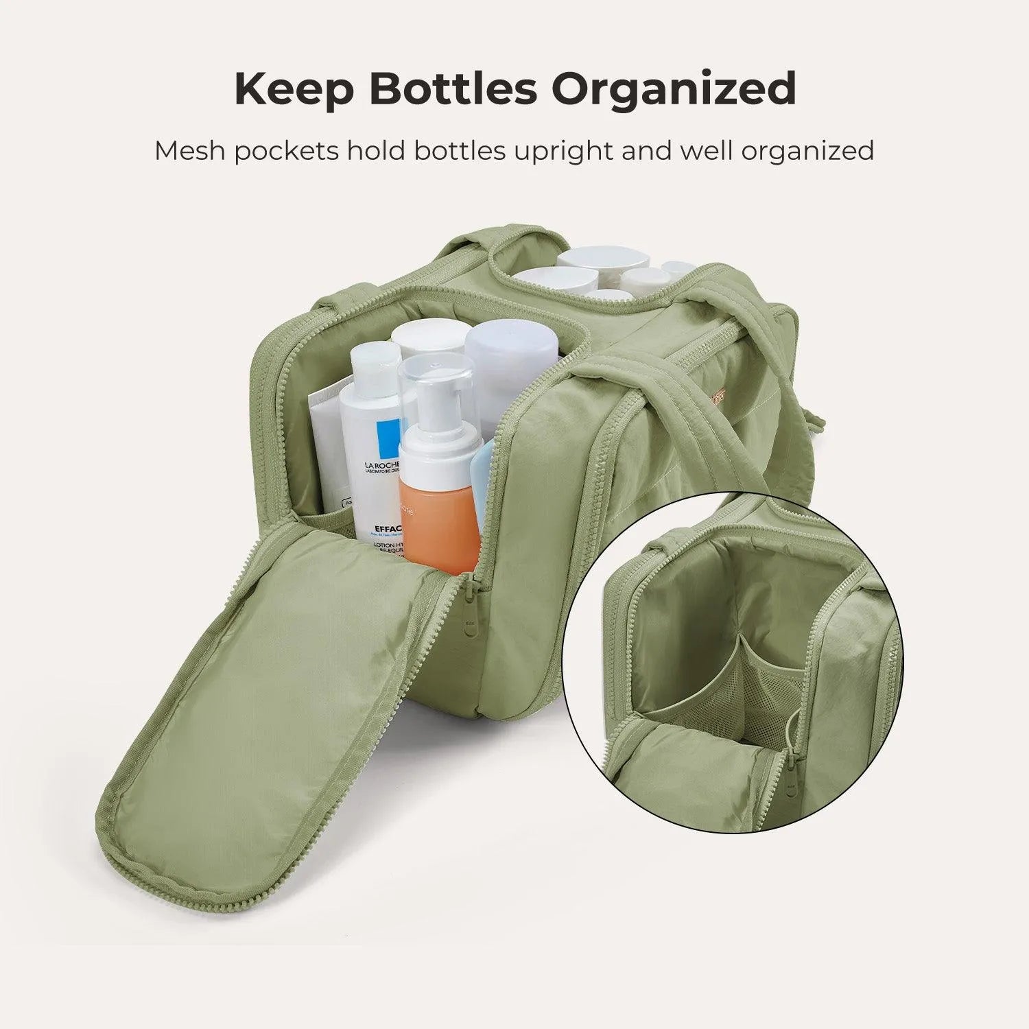 Premium Hanging Toiletry Bag for Travel - Waterproof Cosmetic Organizer with Multiple Pockets - Perfect for Camping, Gym, and Business Trips