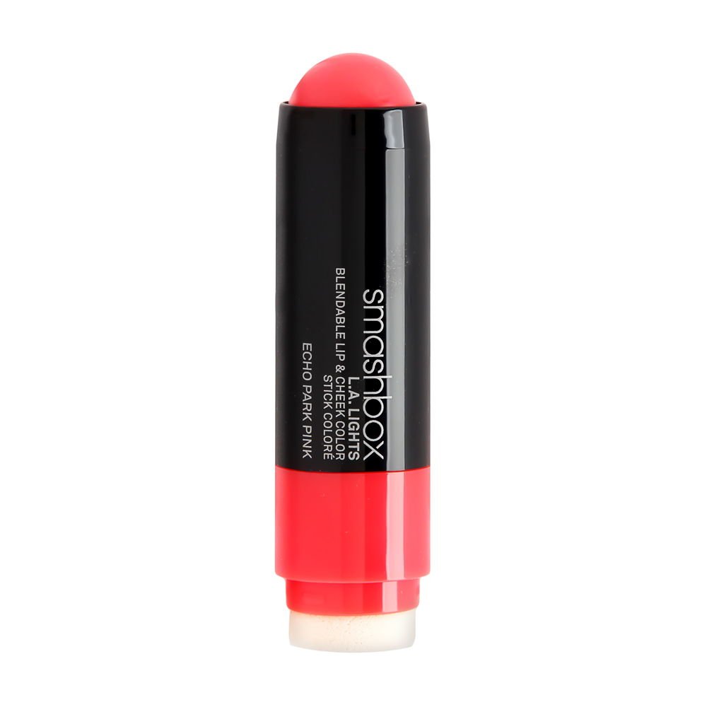 Smashbox L.A. Lights Blendable Lip & Cheek Color - Echo Park Pink (0.17 fl oz) | Long-Lasting Creamy Lipstick & Blush Duo for Natural Makeup Looks | Perfect for Daytime Wear & On-The-Go Touch Ups