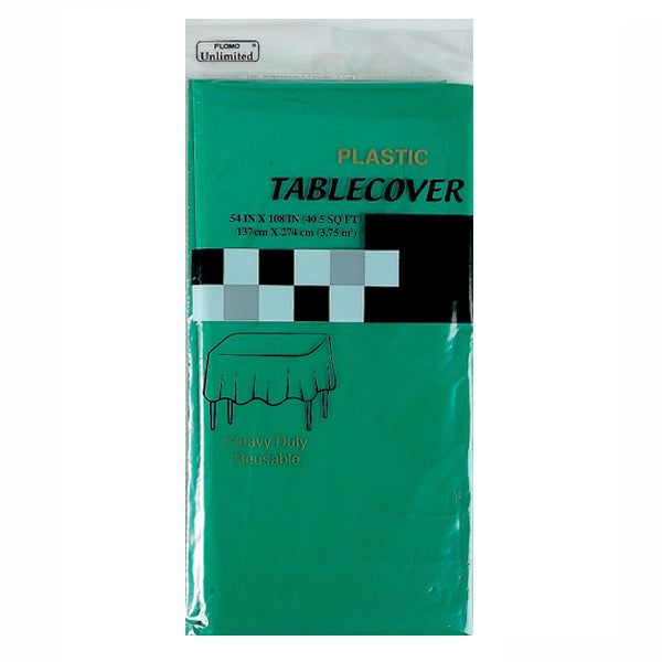 Premium Green Rectangular Table Cover - Waterproof & Washable - Perfect for Parties, Picnics, and Outdoor Events - 60x84 Inches